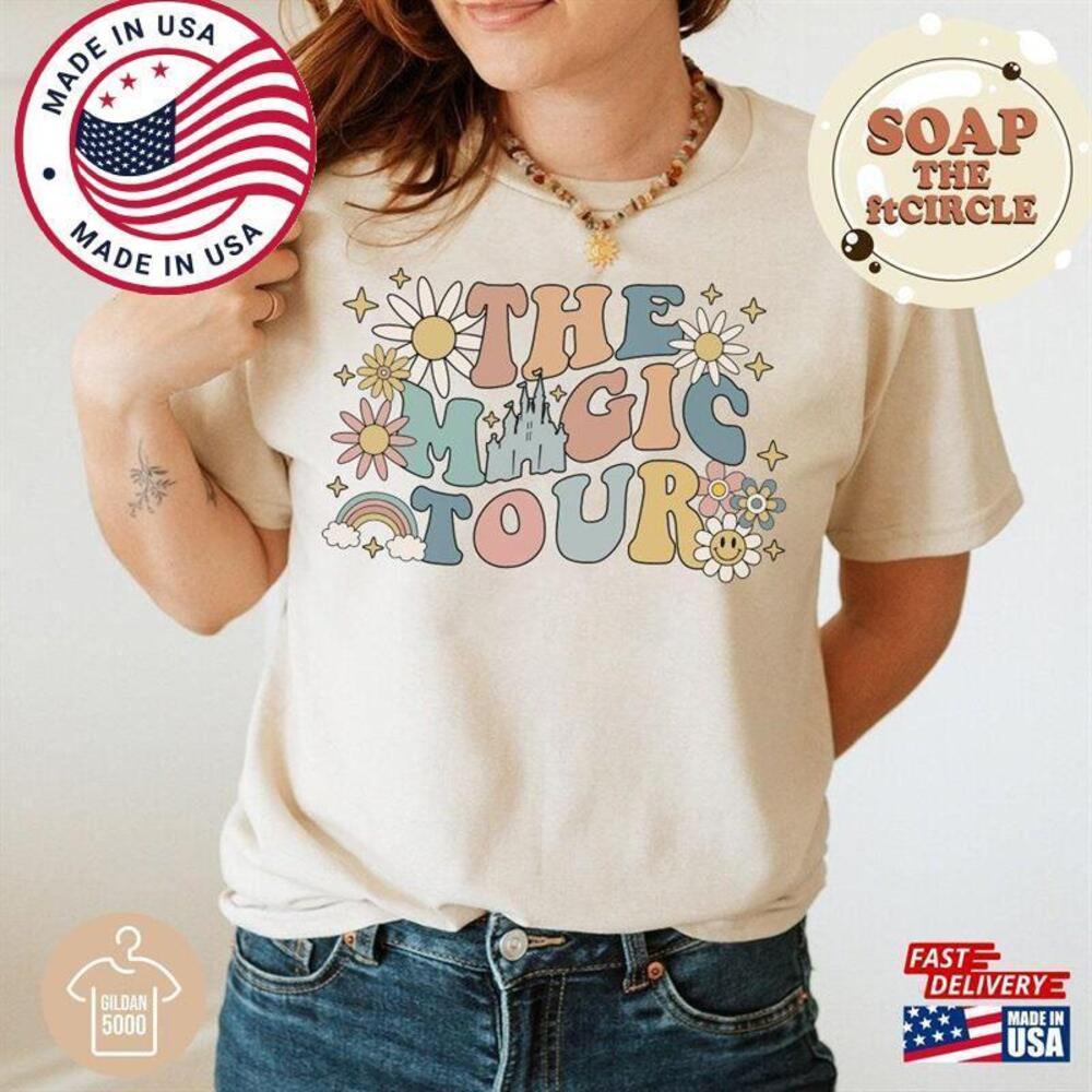 The Magic Tour Shirt Matching Disney Famly Kingdom